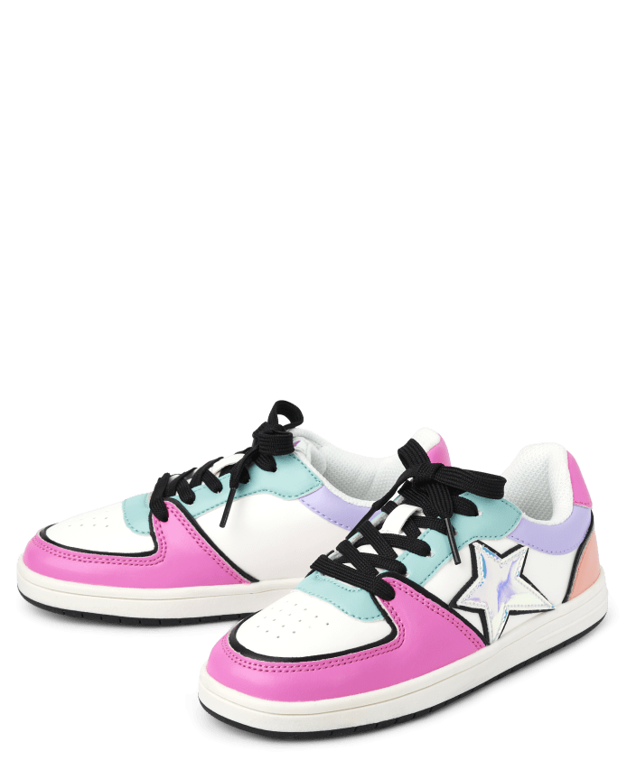 Girls Colorblock Low Top Sneakers