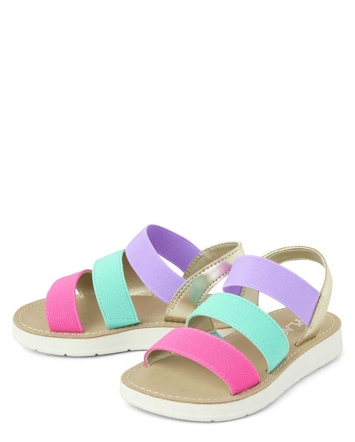 Toddler Girls Colorblock Sandals