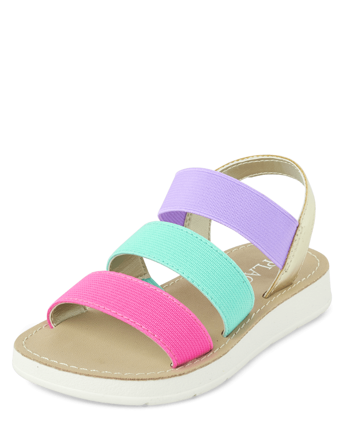 Toddler Girls Colorblock Sandals