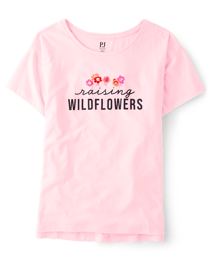 Womens Wildflowers Pajama Tee