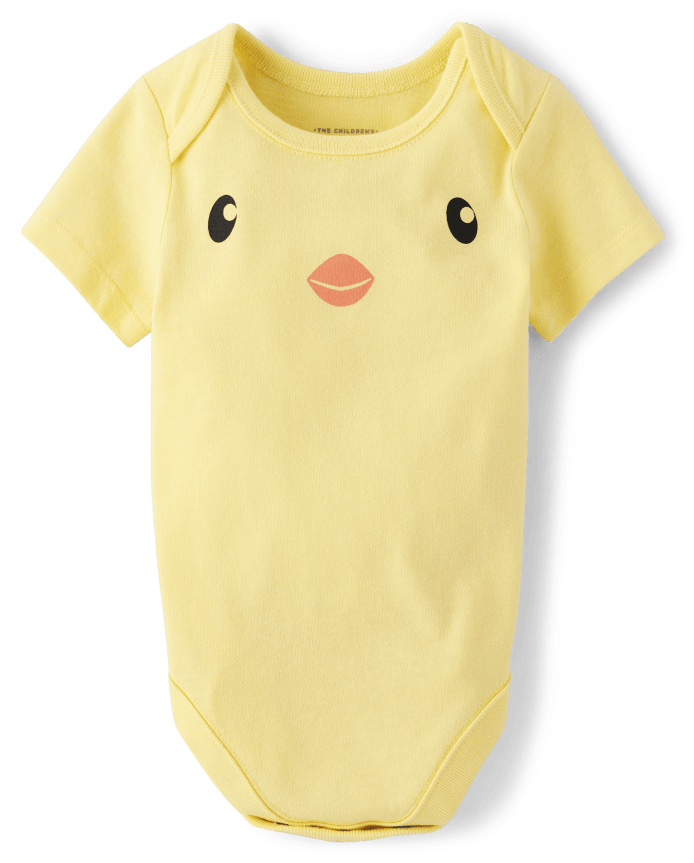 Baby Easter Chick Graphic Bodysuit