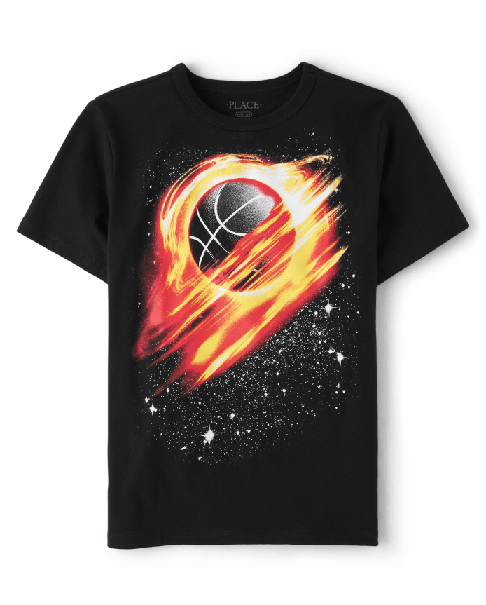 Boys Solar Basketball Graphic Tee