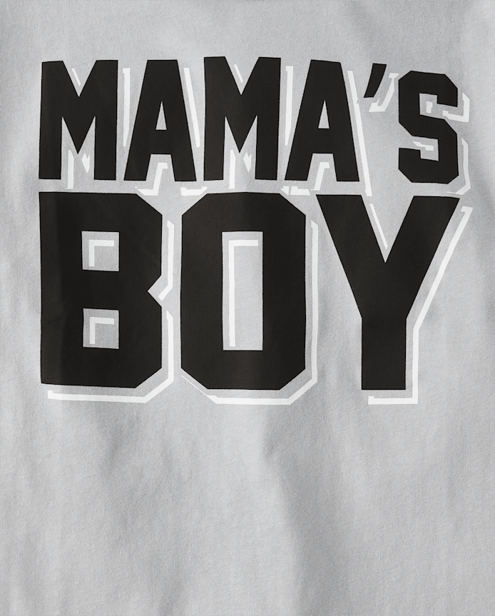 Boys Mama's Boy Graphic Tee