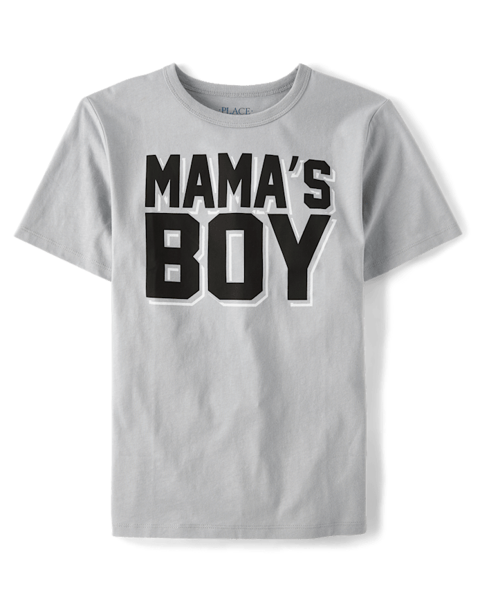 Boys Mama's Boy Graphic Tee
