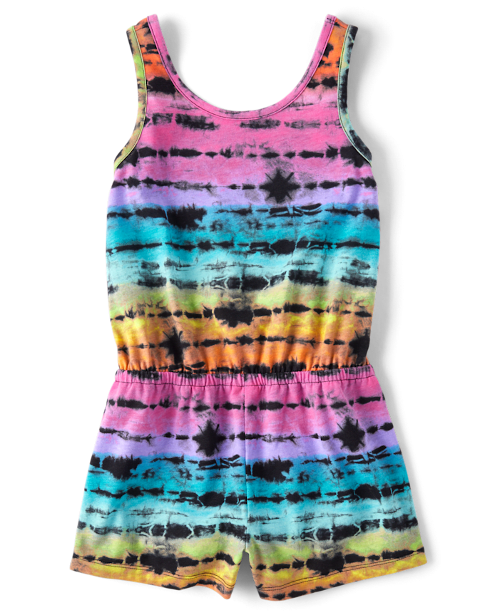 Girls Print Romper