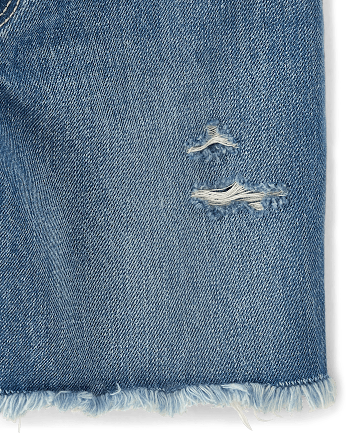 Girls Denim Girlfriend Shorts