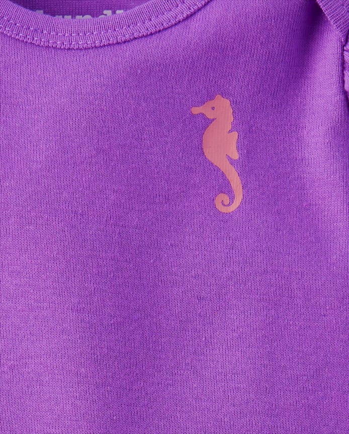 Baby Girls Tropical Leaf Bodysuit 5-Pack