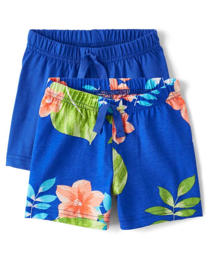 Baby Boys Tropical Shorts 2-Pack