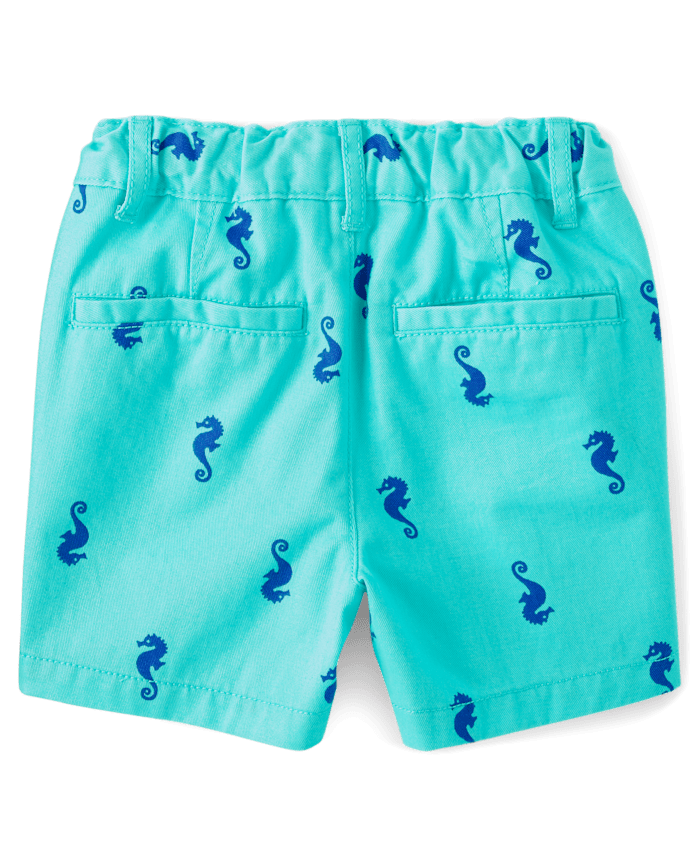 Baby And Toddler Boys Seahorse Chino Shorts