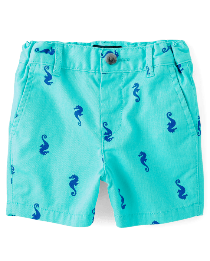Baby And Toddler Boys Seahorse Chino Shorts
