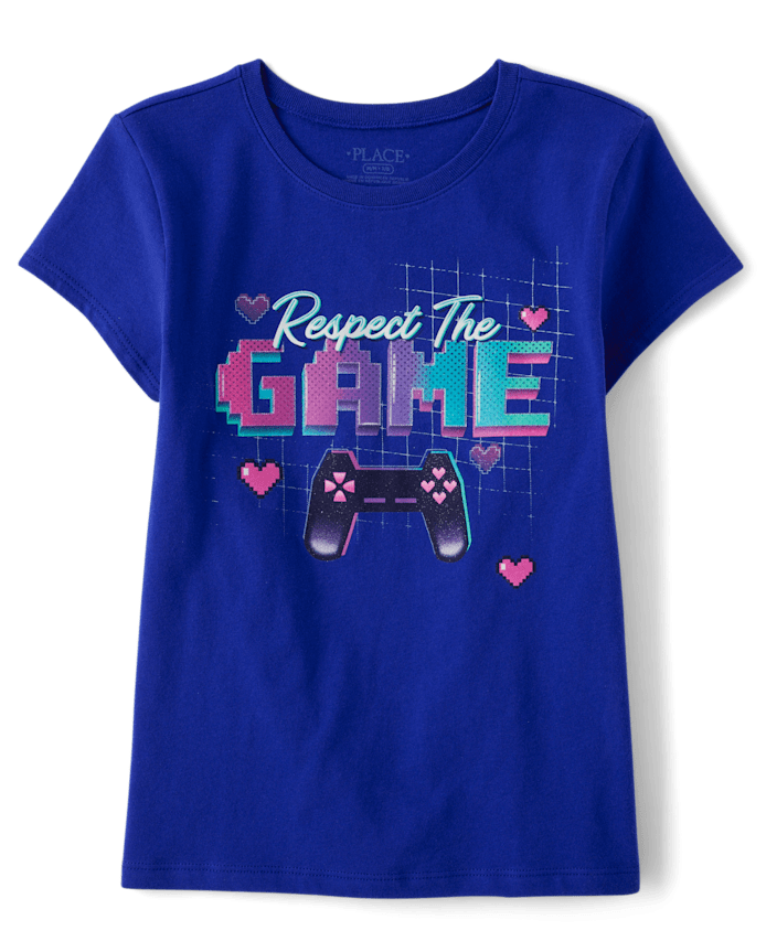 Girls Video Game Graphic Tee