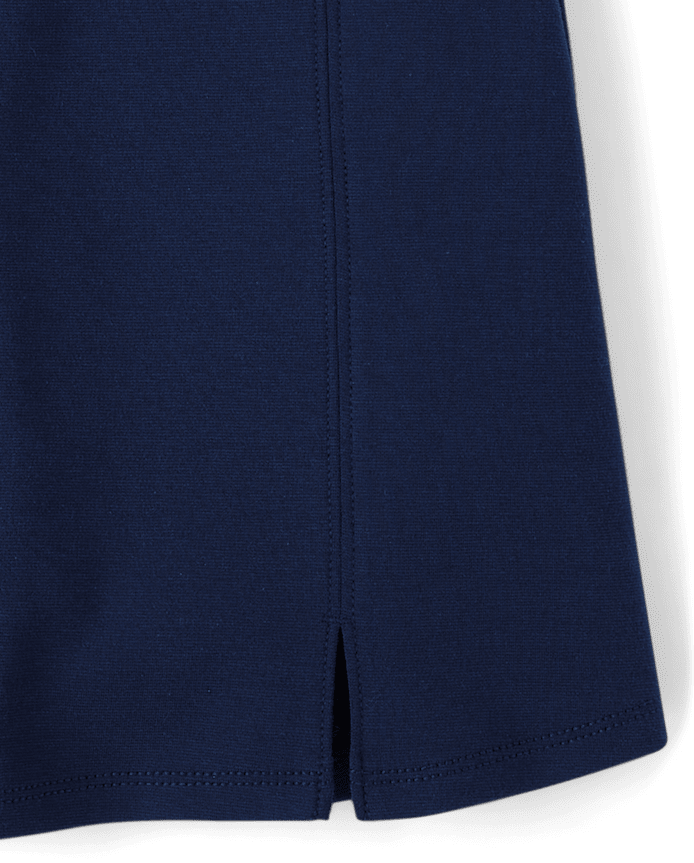 Girls Uniform Ponte Knit A Line Skort
