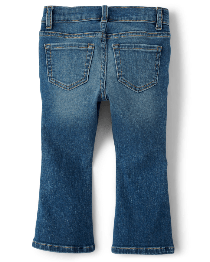Baby And Toddler Girls Flare Jeans