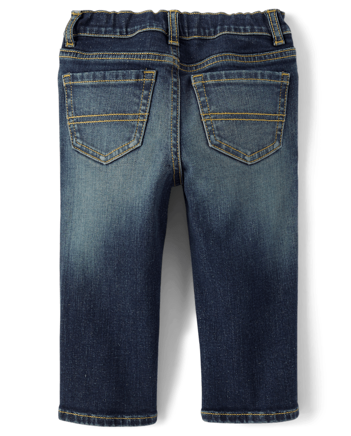 Baby And Toddler Boys Straight Jeans 3-Pack
