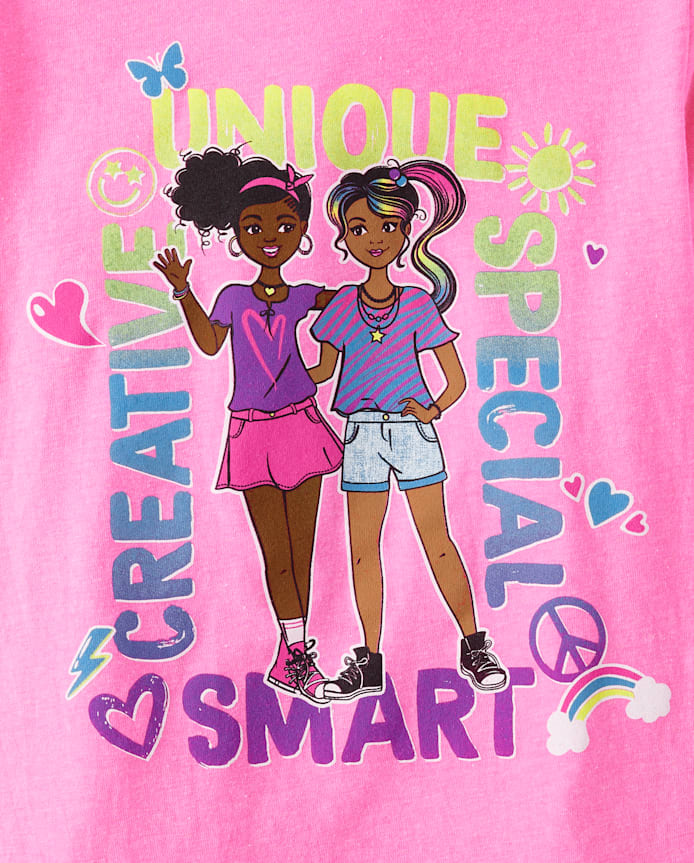 Girls Positive Girl Graphic Tee