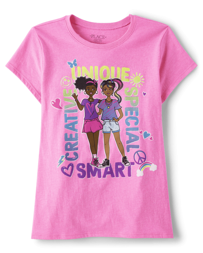 Girls Positive Girl Graphic Tee