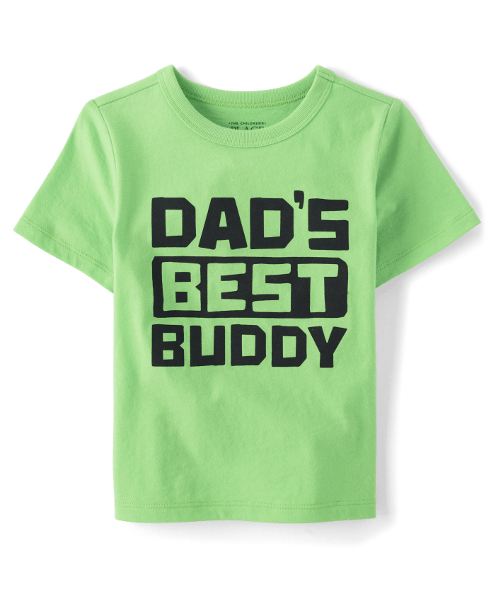 Baby And Toddler Boys Dad's Best Buddy Graphic Tee