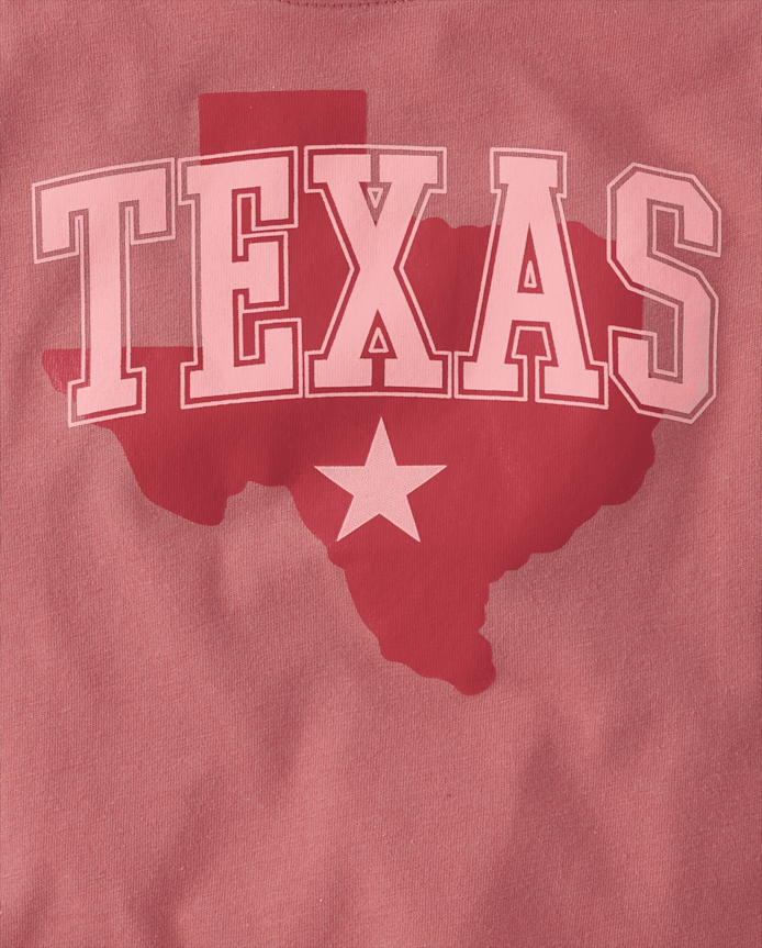 Baby And Toddler Girls Texas Graphic Tee