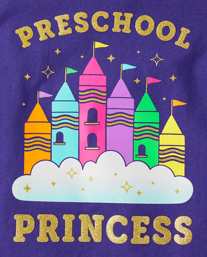 Toddler Girls Preschool Princess Graphic Tee