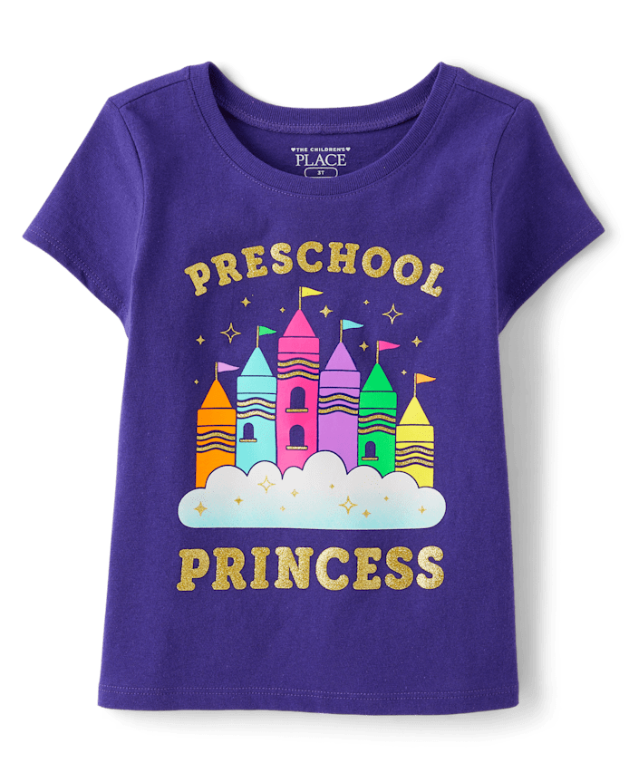 Toddler Girls Preschool Princess Graphic Tee