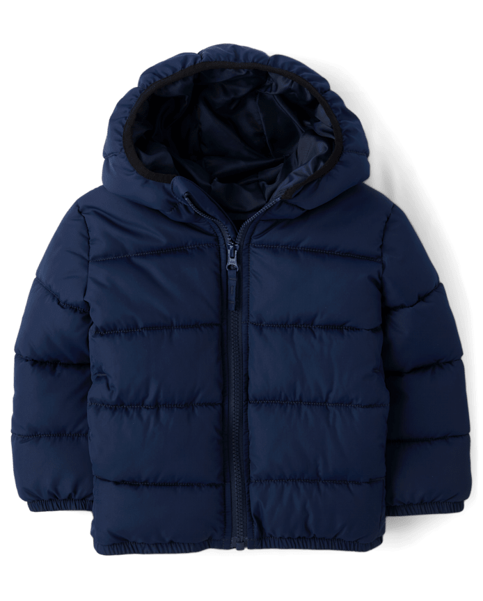 Toddler Boys Hooded Puffer Jacket