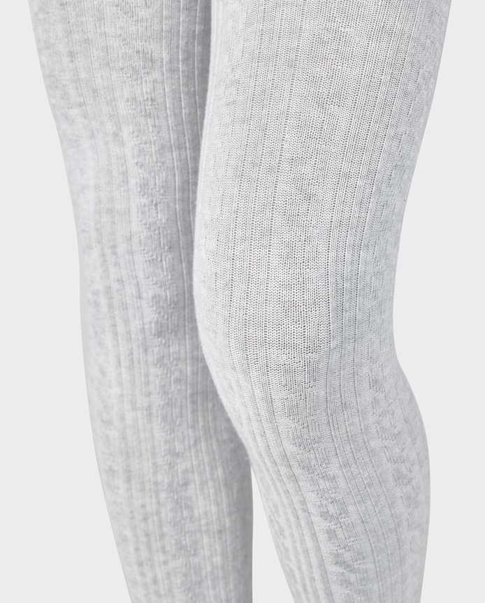 Girls Cable Knit Tights 2-Pack
