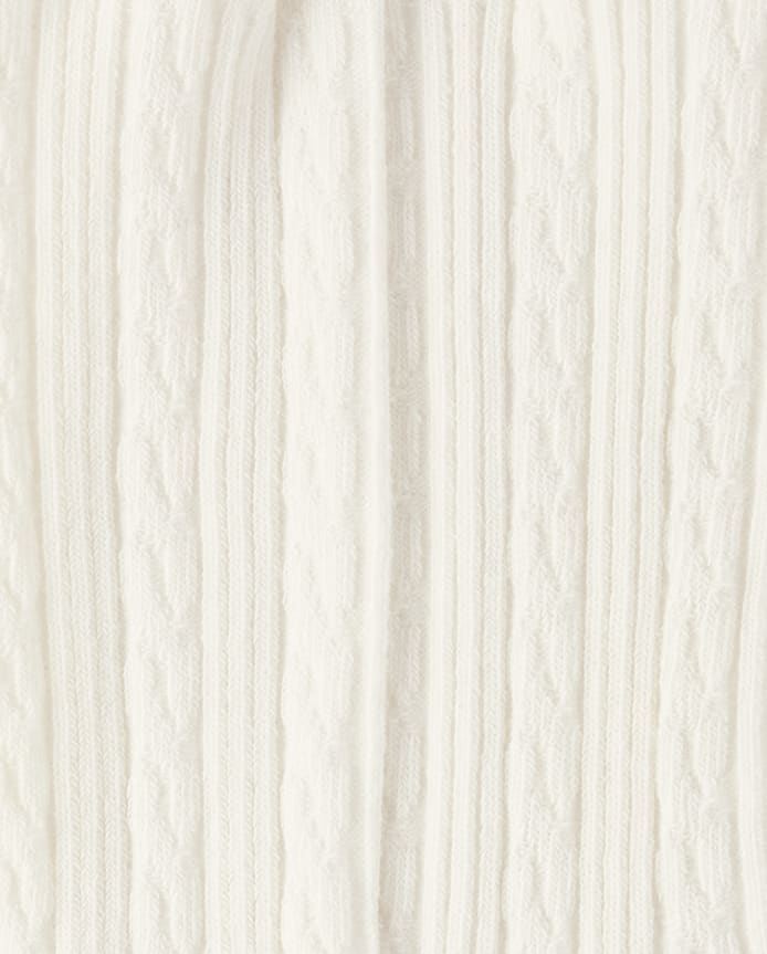 Baby And Toddler Girls Cable Knit Tights 2-Pack