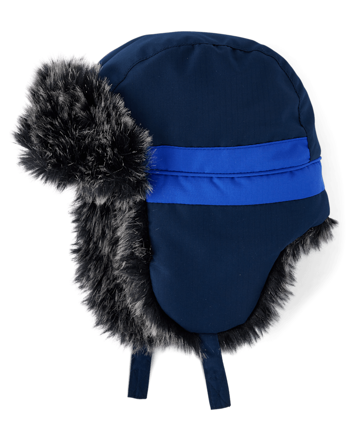 Toddler Boys Colorblock Trapper Hat
