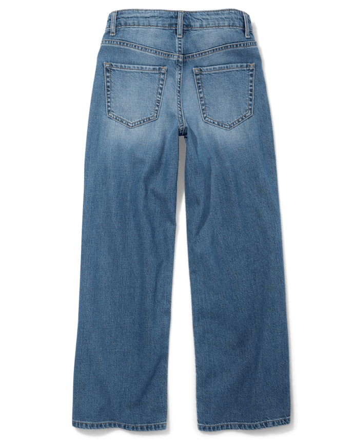 Tween Girls Slouchy Wide Leg Jeans