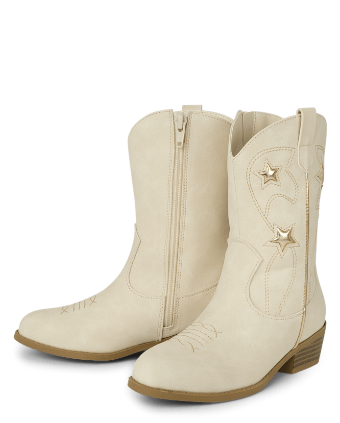 Girls Star Cowgirl Booties