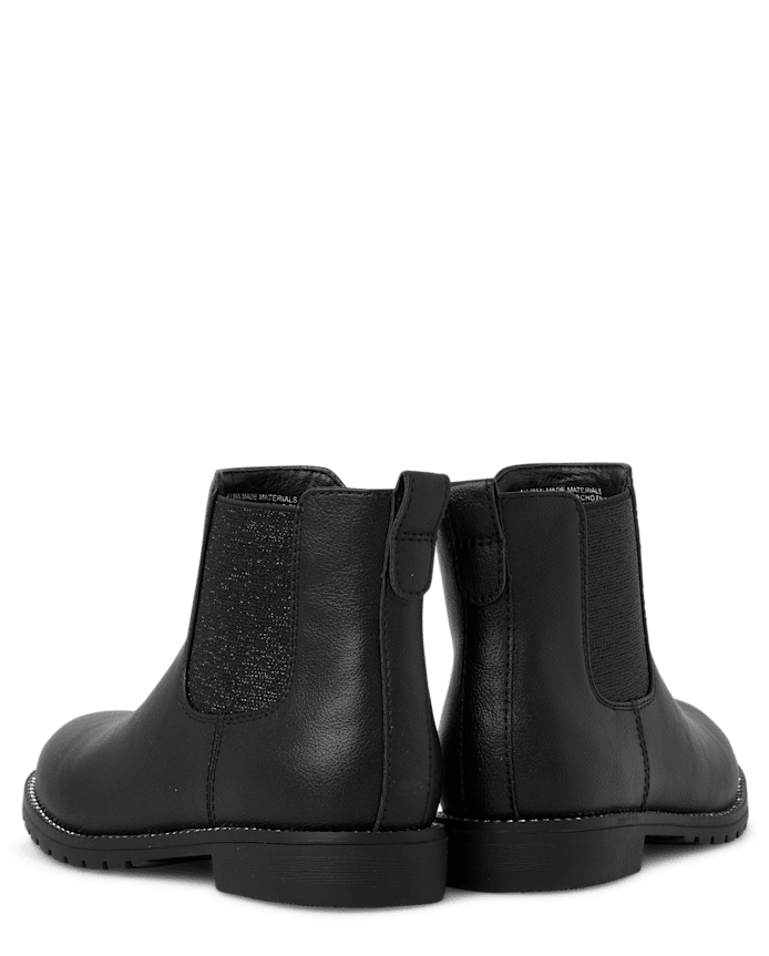 Girls Jeweled Chelsea Booties