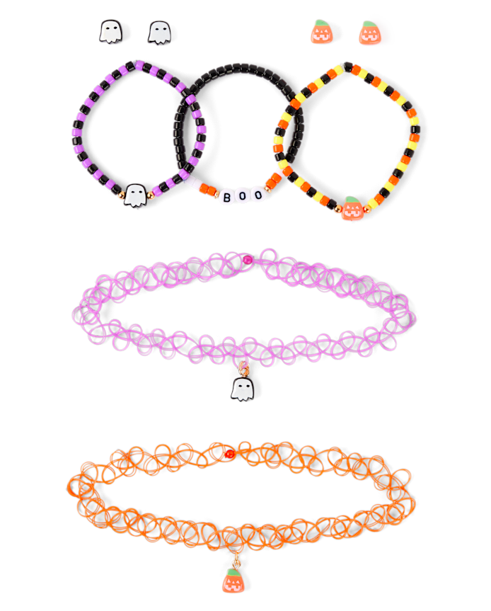 Girls Halloween 7-Piece Jewelry Set
