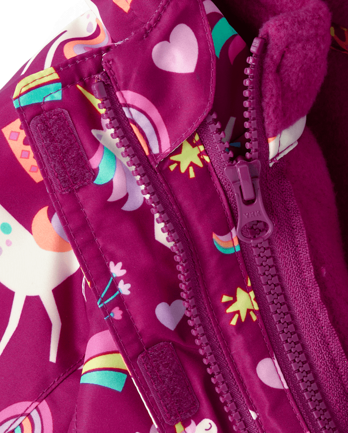 Toddler Girls Unicorn 3 1 Jacket