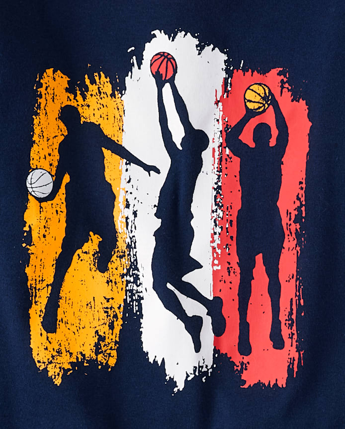 Boys Basketball Snug Fit Cotton Pajamas