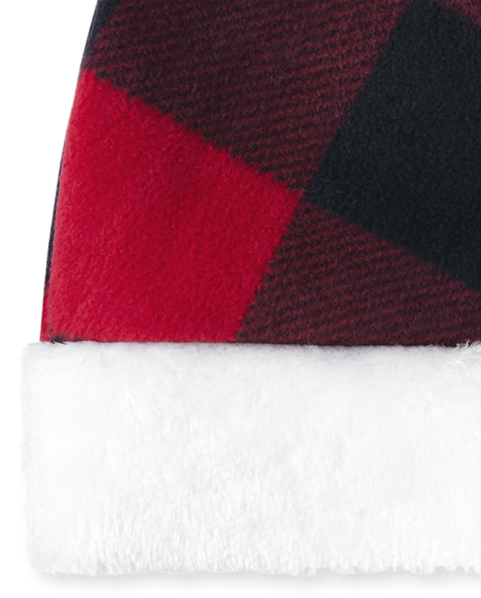 Baby And Toddler Matching Family Plaid Santa Hat