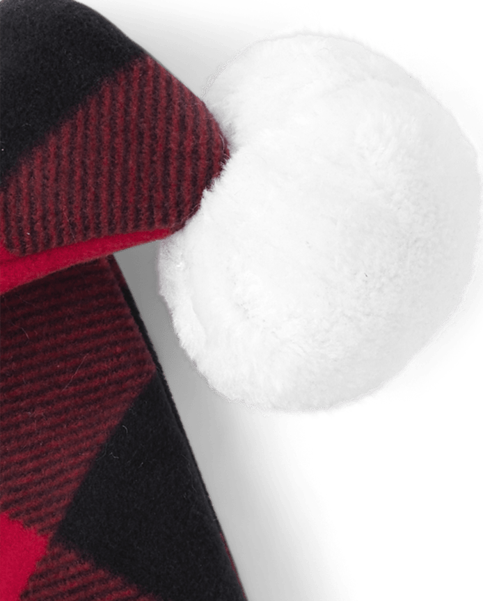 Adult Matching Family Plaid Santa Hat