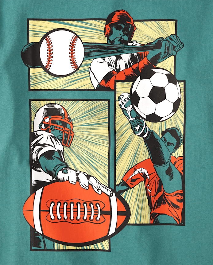 Boys Sports Graphic Tee