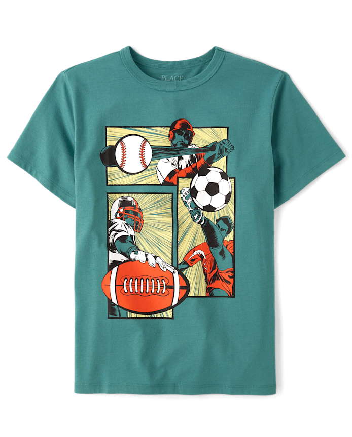 Boys Sports Graphic Tee