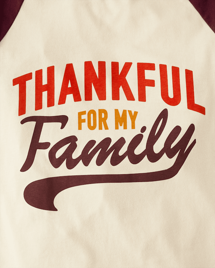 Adult Matching Family Thankful Graphic Tee