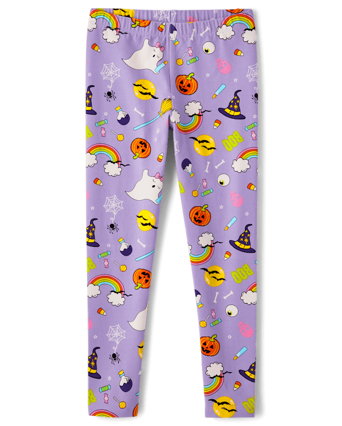 Girls Halloween Leggings