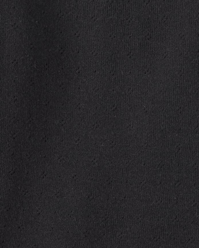 Haut froncé en maille ajourée pour filles