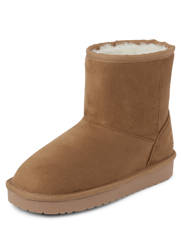 Girls Mid Teddy Boots