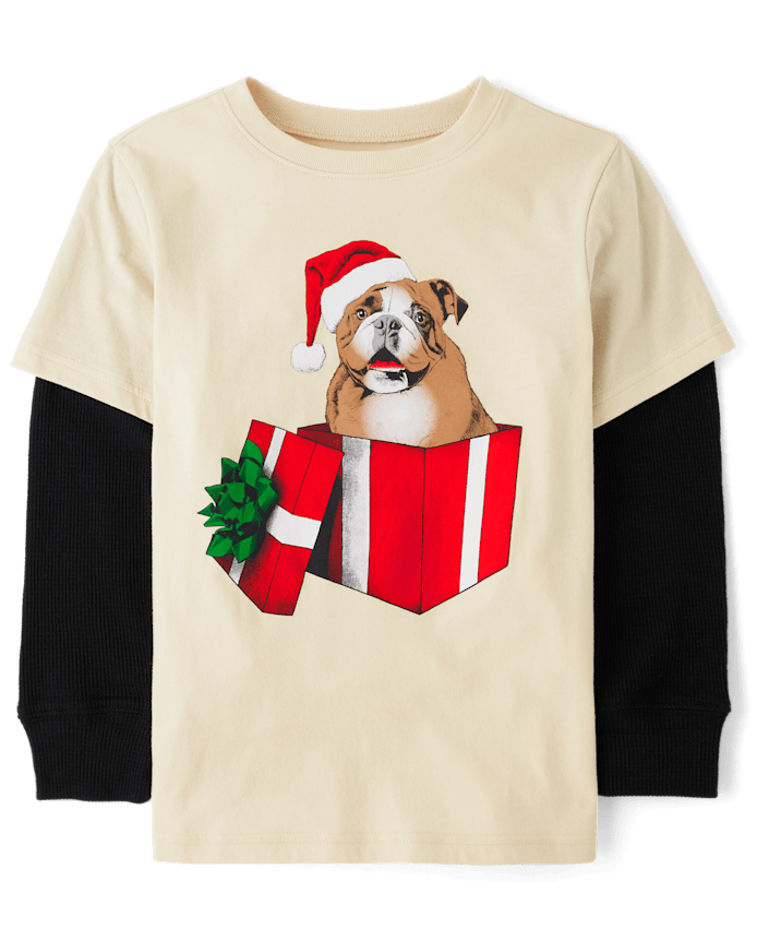 Haut à volants imprimé pour garçon