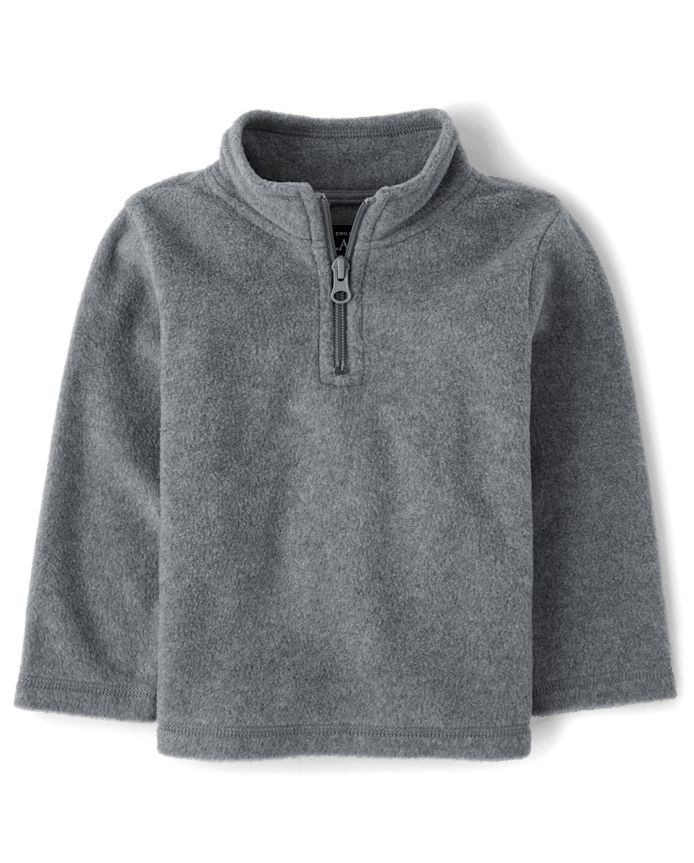 Toddler Boys Microfleece Half Zip Pullover