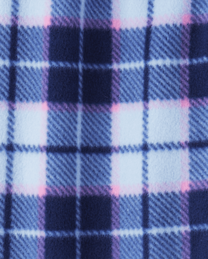 Girls Plaid Microfleece Pajama Pants