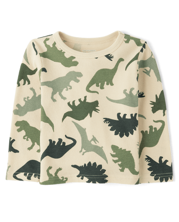 Baby And Toddler Boys Dino Thermal Top