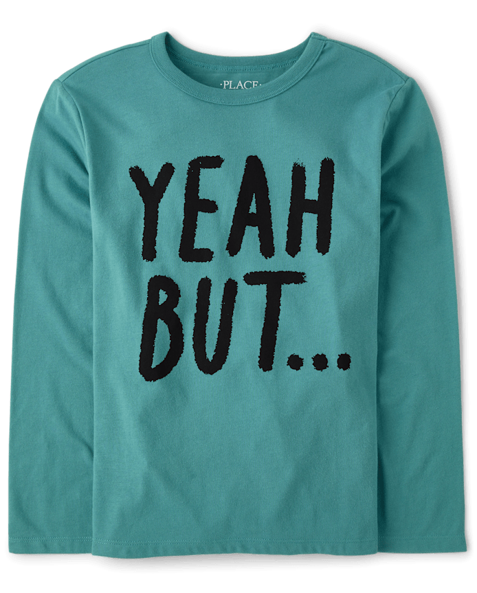Boys Yeah But Graphic Tee