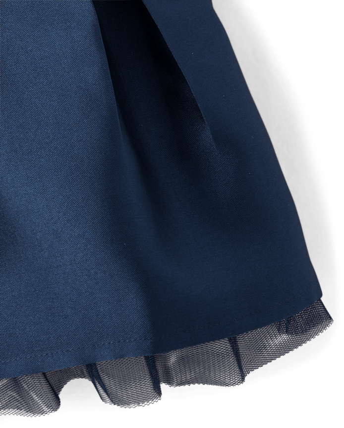 Baby And Toddler Girls Foil Dot Fit Flare Dress