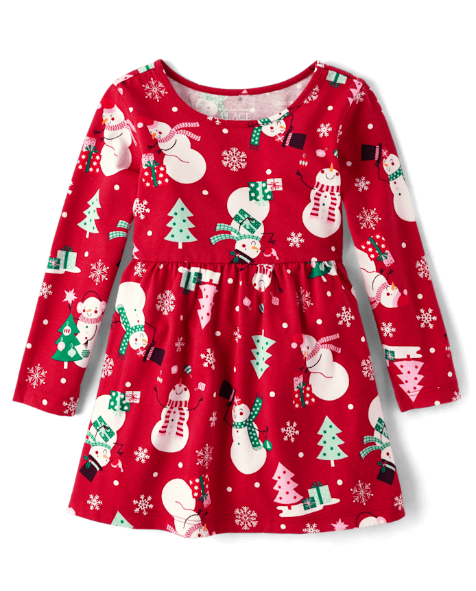 Baby And Toddler Girls Christmas Everyday Dress