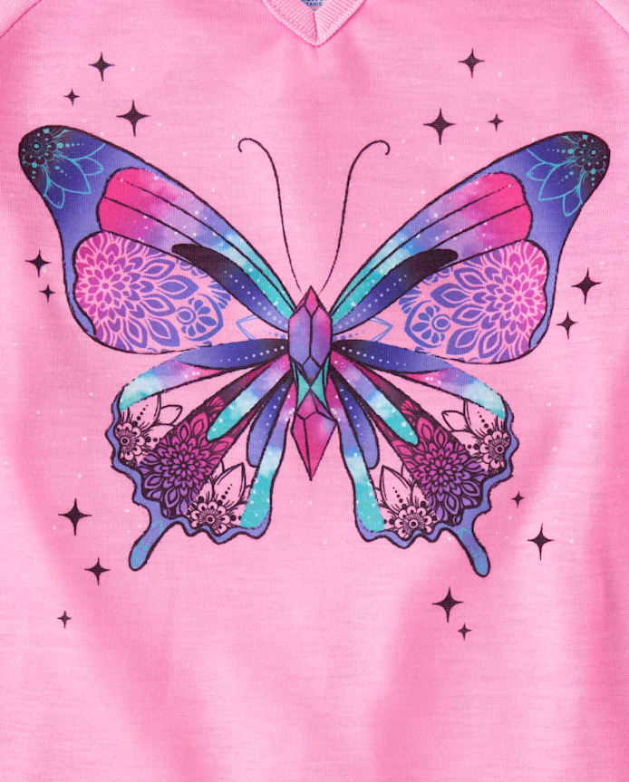 Girls Butterfly Pajamas